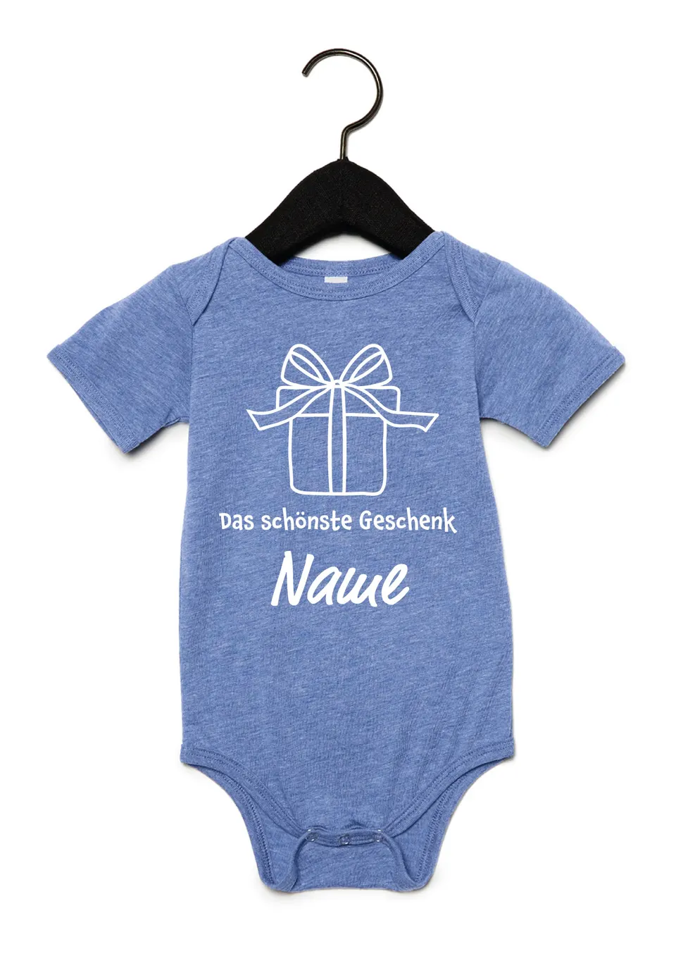Baby Body - GESCHENK - blau mit weißem Druck