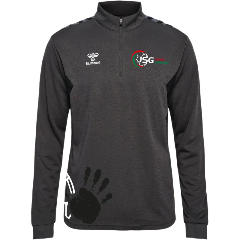 JSG  – Hummel Sweatshirt mit 1/2 Zip – Kinder- und Erwachsenengrößen