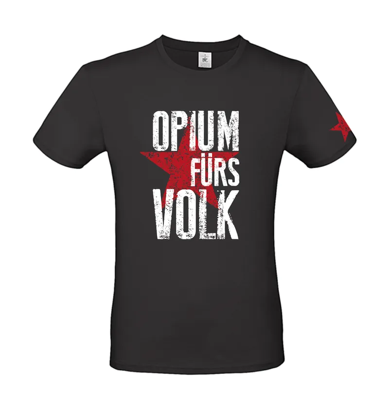 OPIUM fürs Volk T-Shirt - Roter Stern