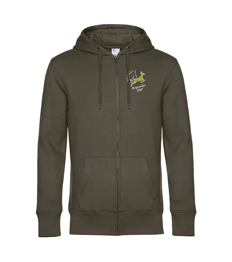 Zipper mit Kapuze:  Bergsträßer Jagd